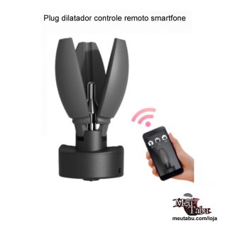 Plug dilatador controle remoto smartfone meutabu