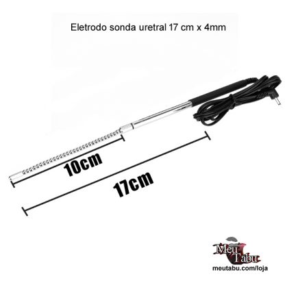 Eletrodo sonda uretral 17 cm x 4mm meutabu