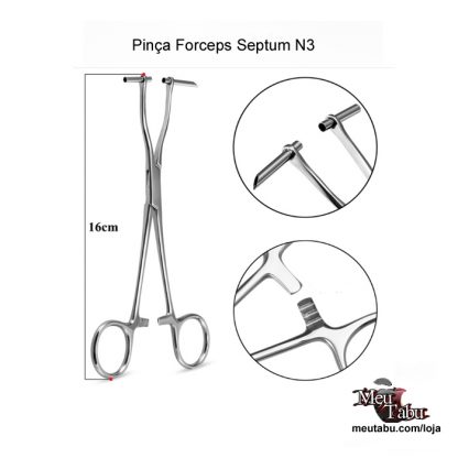 Pinça Forceps Septum N3 meutabu