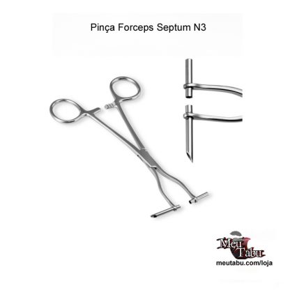 Pinça Forceps Septum N3 meutabu