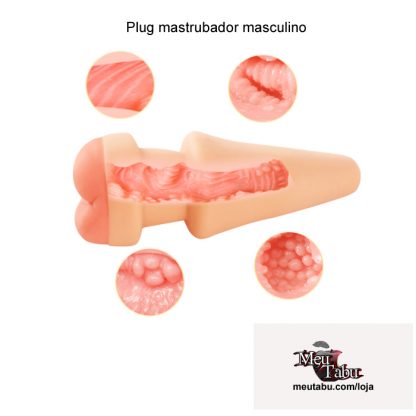 Plug masturbador masculino meutabu