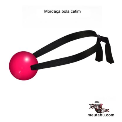 Mordaça bola cetim meutabu.com