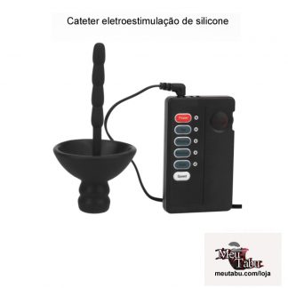 Cateter eletroestimulação de silicone meutabu