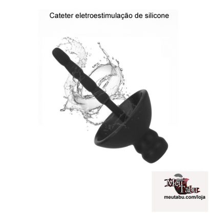 Cateter eletroestimulação de silicone meutabu