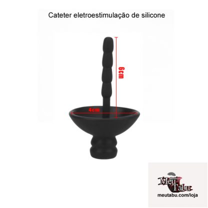 Cateter eletroestimulação de silicone meutabu