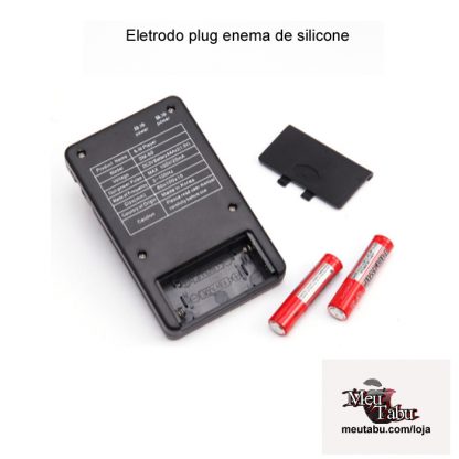 Eletrodo plug enema de silicone meutabu