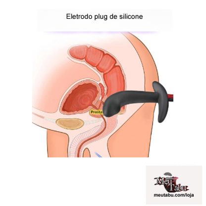 Eletrodo plug de silicone meutabu