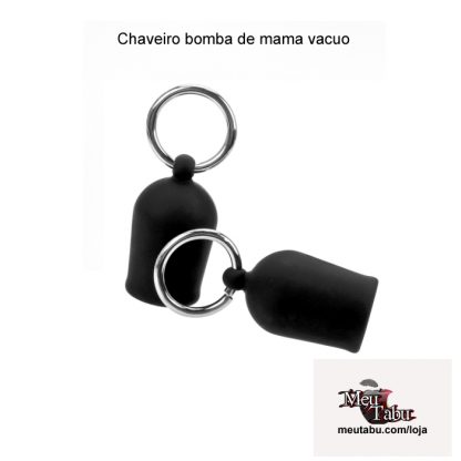 Par de chaveiro bomba de mama vacuo meutabu