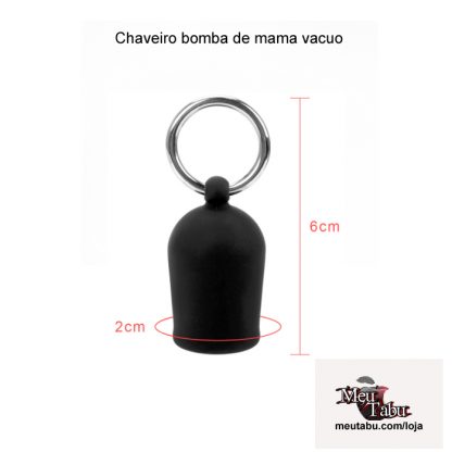 Par de chaveiro bomba de mama vacuo meutabu