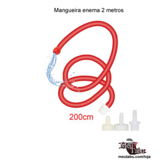 Mangueira enema 2 metros meutabu