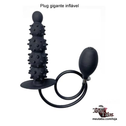 Plug gigante inflável meutabu.com