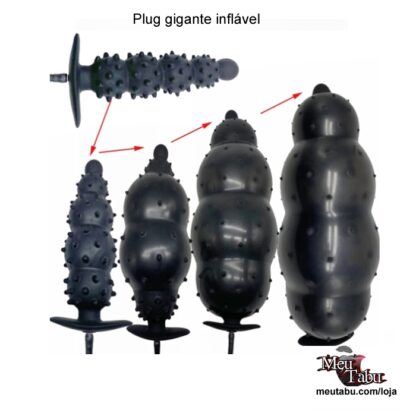 Plug gigante inflável meutabu.com