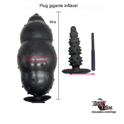 Plug gigante inflável meutabu.com