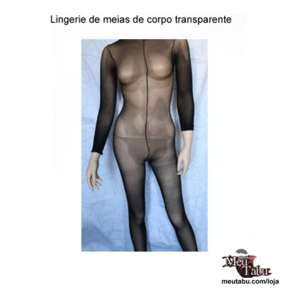 Lingerie de meias de corpo transparente meutabu