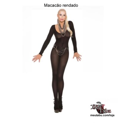 Macacão rendado meutabu.com