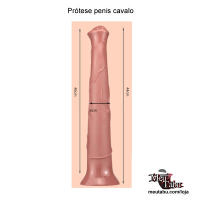 Prótese penis cavalo meutabu