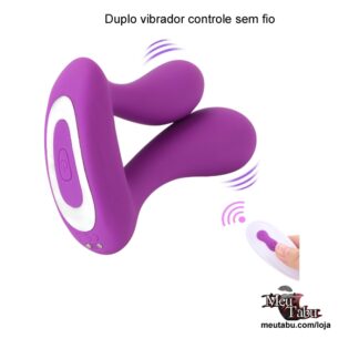 Duplo vibrador controle sem fio meutabu.com