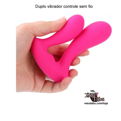 Duplo vibrador controle sem fio meutabu.com