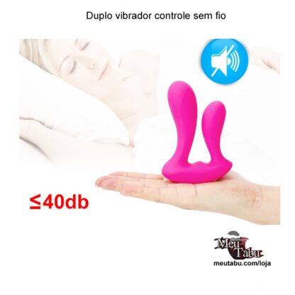 Duplo vibrador controle sem fio meutabu.com