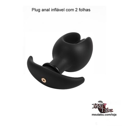 Plug anal inflável com 2 folhas meutabu.com