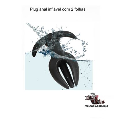 Plug anal inflável com 2 folhas meutabu.com