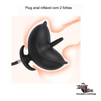 Plug anal inflável com 2 folhas meutabu.com