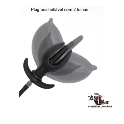 Plug anal inflável com 2 folhas meutabu.com