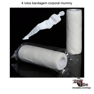 4 rolos bandagem corporal mummy meutabu.com