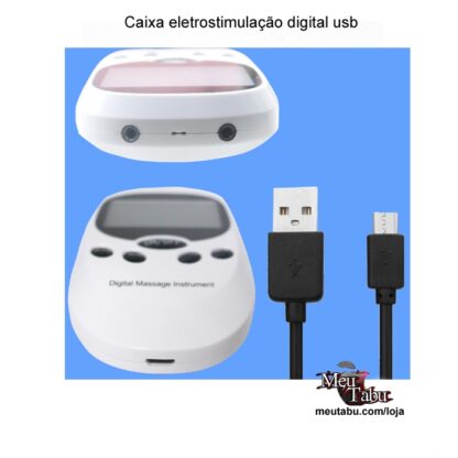 Caixa eletrostimulação digital usb meutabu.com