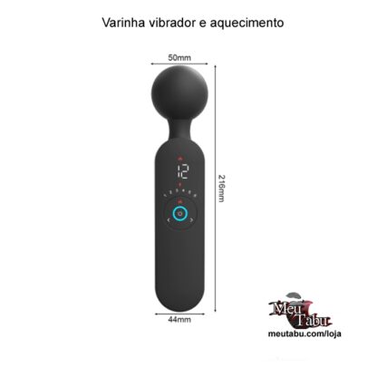 Varinha vibrador e aquecimento