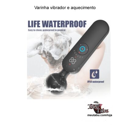 Varinha vibrador e aquecimento