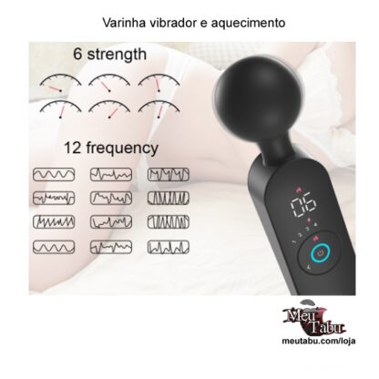 Varinha vibrador e aquecimento