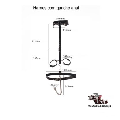 Harnes com gancho anal meutabu.com