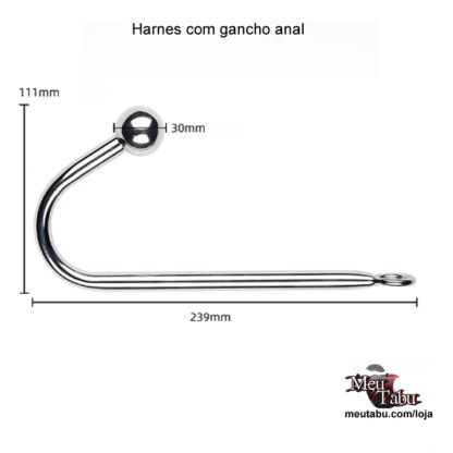 Harnes com gancho anal meutabu.com