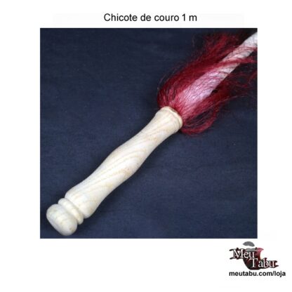 Chicote de couro 1 m meutabu.com