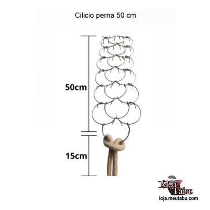 Cilicio perna 50 cm loja.meutabu.com