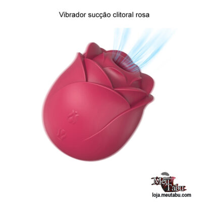 Vibrador sucção clitoral rosa