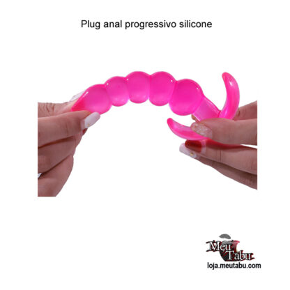 Plug anal progressivo silicone meutabu.com