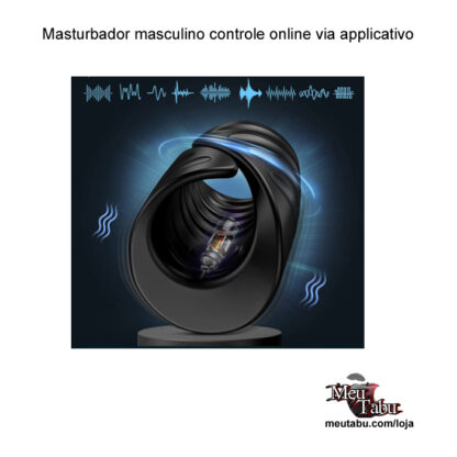 Masturbador masculino controle online via applicativo meutabu