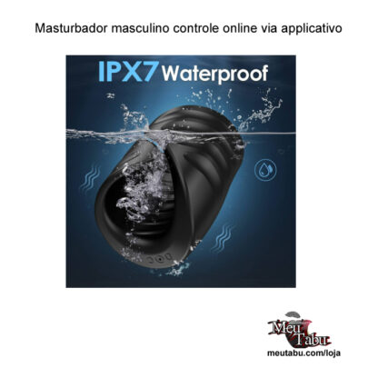 Masturbador masculino controle online via applicativo meutabu