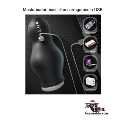 Masturbador masculino carregamento USB meutabu