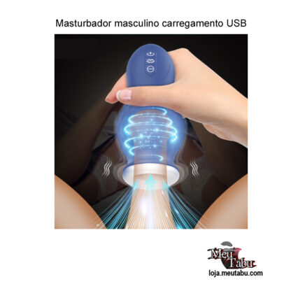 Masturbador masculino carregamento USB meutabu