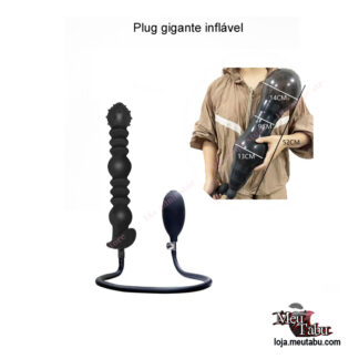 Plug gigante inflável meutabu