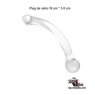 Plug de vidro 19 cm * 3.6 cm meutabu.com