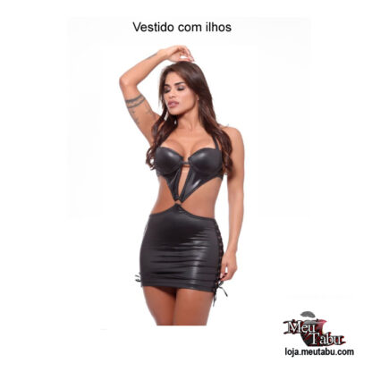 Vestido com ilhos meutabu.com