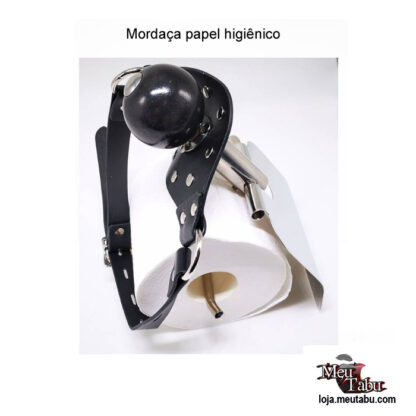 Mordaça papel higiênico meutabu.com