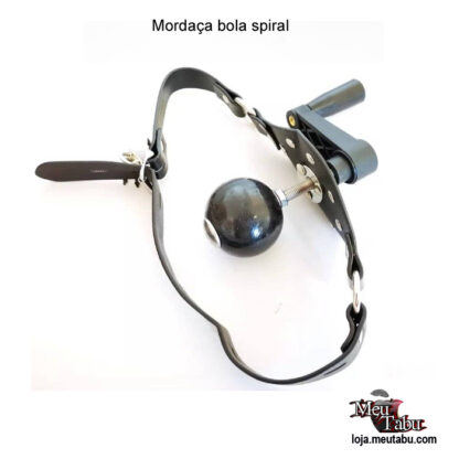 Mordaça bola spiral meutabu.com