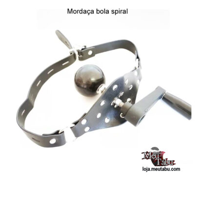 Mordaça bola spiral meutabu.com