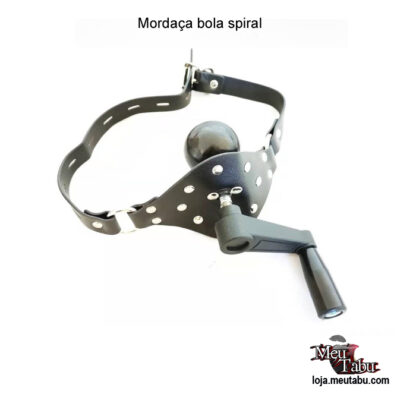 Mordaça bola spiral meutabu.com