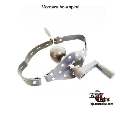 Mordaça bola spiral meutabu.com